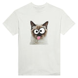 Camiseta Unisex Estampado de Gato "Birmano Travieso" Michilandia
