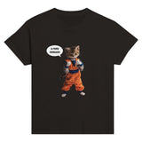 Camiseta Junior Unisex Estampado de Gato "Combate de Miaus" Michilandia