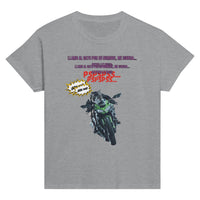 Camiseta Junior Unisex Estampado de Gato "A toda Velocidad" Michilandia