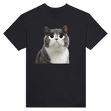 Camiseta Unisex Estampado de Gato "Triste pero Gracioso" Michilandia