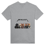 Camiseta Unisex Estampado de Gato "Metallicat" Michilandia