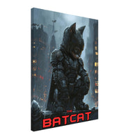 Lienzo de gato "The Batcat" Michilandia | La tienda online de los fans de gatos