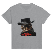 Camiseta Junior Unisex Estampado de Gato "Miau Enmascarado" Michilandia