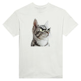 Camiseta Unisex Estampado de Gato "Miau Malhumorado" Michilandia