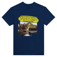 Camiseta Unisex Estampado de Gato "Miau Fit" Michilandia | La tienda online de los fans de gatos