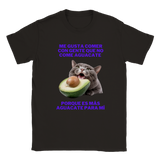 Camiseta unisex estampado de gato "Aguacate" Gelato