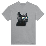 Camiseta Unisex Estampado de Gato "Ojos Divertidos" Michilandia