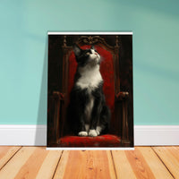 Póster de gato con colgador "Majestad Felina" Michilandia | La tienda online de los fans de gatos