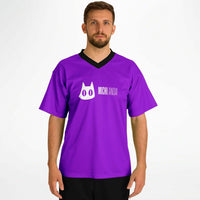 Camiseta de fútbol unisex estampado de gato "El Imperio Contraaraña" Subliminator
