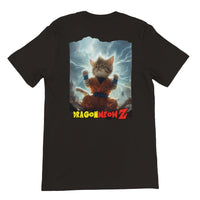 Camiseta Prémium Unisex Impresión Trasera de Gato "Ki Felino" Michilandia | La tienda online de los fans de gatos