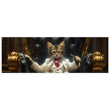 Panel de aluminio impresión de gato "Don Miau Montana" Michilandia | La tienda online de los fans de gatos