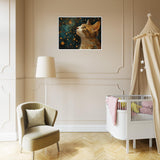Póster de gato con marco de madera "Retrato Estelar" Michilandia | La tienda online de los fans de gatos