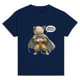 Camiseta Junior Unisex Estampado de Gato "Calvo Poderoso" Michilandia | La tienda online de los fans de gatos