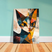 Panel de aluminio impresión de gato "Esencia de Picasso" Michilandia | La tienda online de los fans de gatos