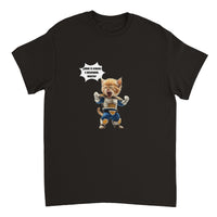 Camiseta Unisex Estampado de Gato "Desafío Saiyajin" Michilandia