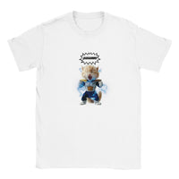 Camiseta Junior Unisex Estampado de Gato "Transformación Miau Z" Michilandia