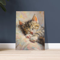 Panel de aluminio impresión de gato "Sueños Impresionistas" Michilandia | La tienda online de los fans de gatos
