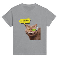 Camiseta Junior Unisex Estampado de Gato "9000 Miaus" Michilandia