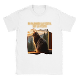 Camiseta unisex estampado de gato "Soy la vista" Gelato