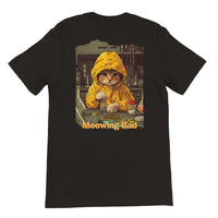 Camiseta Prémium Unisex Impresión Trasera de Gato "Hierbas de Heisenberg" Michilandia | La tienda online de los fans de gatos