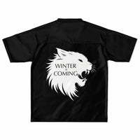 Camiseta de fútbol unisex estampado de gato "Nieve y Garra" Subliminator
