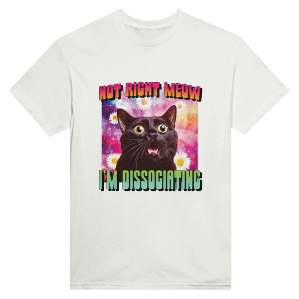 Camiseta Unisex Estampado de Gato "Momento de Distancia" Michilandia
