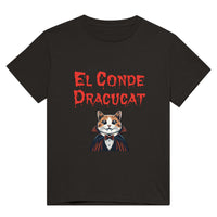 Camiseta Unisex Estampado de Gato "Conde Dracucat" Michilandia | La tienda online de los fans de gatos