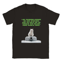Camiseta unisex estampado de gato "Michi tanque" Gelato