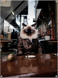 Impresión en plexiglás de Retratos de Gatos Personalizados: De la realidad a la fantasía. Gelato