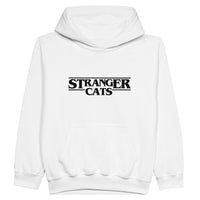 Sudadera con capucha júnior estampado de gato "Misterios Felinos" Michilandia | La tienda online de los fans de gatos