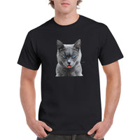 Camiseta Unisex Estampado de Gato "Burla Felina" Michilandia