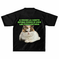 Camiseta de fútbol unisex estampado de gato 