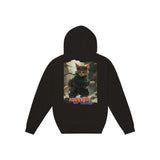 Sudadera con capucha Prémium Unisex Impresión Trasera de Gato "Jounin Felino" Michilandia | La tienda online de los fans de gatos