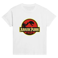 Camiseta Junior Unisex Estampado de Gato "Jurassic Purrk" Michilandia | La tienda online de los fans de gatos