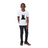 Camiseta Junior Unisex Estampado de Gato "Revolución Gatuna" Michilandia