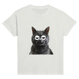 Camiseta Junior Unisex Estampado de Gato "Somnoliento Chartreux" Michilandia