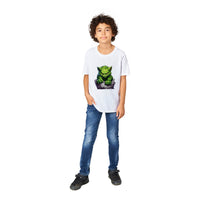 Camiseta júnior unisex estampado de gato "Gigante Esmeralda" Gelato