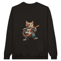 Sudadera Unisex Estampado de Gato "Saiyajin Rockstar" Michilandia | La tienda online de los fans de gatos
