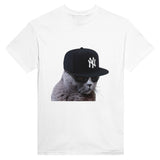 Camiseta Unisex Estampado de Gato "El Swag" Michilandia | La tienda online de los fans de gatos
