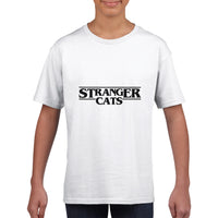 Camiseta Junior Unisex Estampado de Gato "Misterios Felinos" Michilandia | La tienda online de los fans de gatos