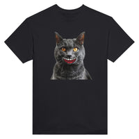 Camiseta Unisex Estampado de Gato "Sonrisa Cartoon" Michilandia