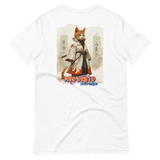 Camiseta Prémium Unisex Impresión Trasera de Gato "Hokage Miau" Michilandia | La tienda online de los fans de gatos