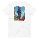 Camiseta Prémium Unisex Impresión Trasera de Gato "Futuro Felino" Michilandia | La tienda online de los fans de gatos