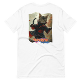 Camiseta Prémium Unisex Impresión Trasera de Gato "Silueta Oculta" Michilandia | La tienda online de los fans de gatos