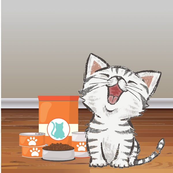 Taza Blanca con Impresión de Gato "Desafío Gatuno"