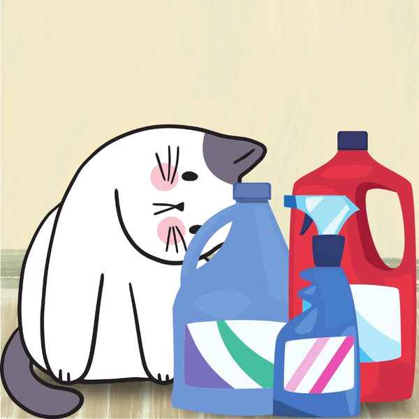 Taza Blanca con Impresión de Gato "Bushido Miau"
