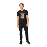 Camiseta unisex estampado de gato "Mis Galletas"