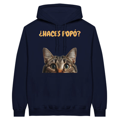 Sudadera con Capucha Unisex Estampado de Gato "Consulta Curiosa" Michilandia | La tienda online de los fans de gatos