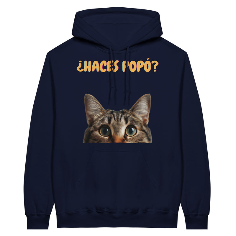 Sudadera con Capucha Unisex Estampado de Gato "Consulta Curiosa" Michilandia | La tienda online de los fans de gatos