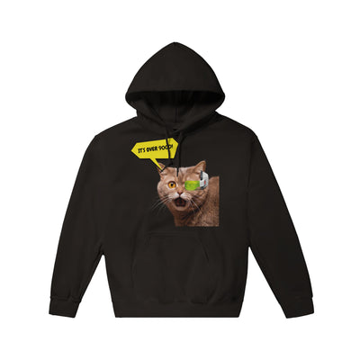 Sudadera con Capucha Unisex Estampado de Gato "9000 Miaus" Michilandia